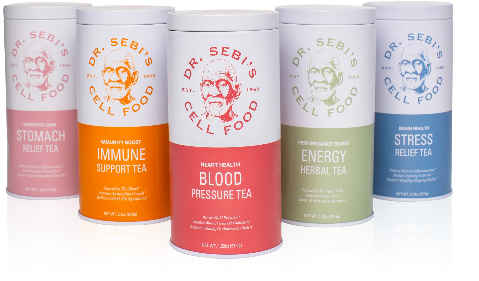 Dr. Sebi's Herbal Tea Collection – 5-Pack